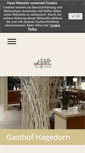Mobile Screenshot of gasthof-hagedorn.de